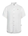 Napapijri Man Shirt White Size L Cotton In White