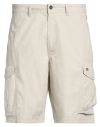 Napapijri Man Shorts & Bermuda Shorts Beige Size 31 Cotton In Beige