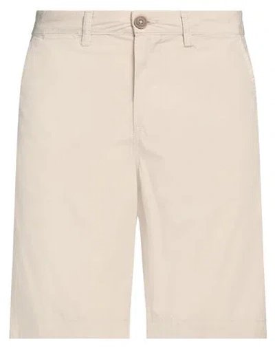 Napapijri Man Shorts & Bermuda Shorts Beige Size 34 Cotton In Beige