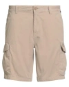 Napapijri Man Shorts & Bermuda Shorts Beige Size 40 Cotton In Neutral