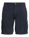 Napapijri Man Shorts & Bermuda Shorts Blue Size 35 Cotton In Blue