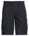 Napapijri Man Shorts & Bermuda Shorts Midnight Blue Size 33 Cotton