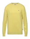 Napapijri Sweaters In Yellow