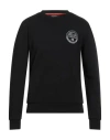 Napapijri Man Sweatshirt Black Size L Cotton In Black