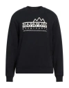 Napapijri Man Sweatshirt Black Size L Cotton, Elastane In Black