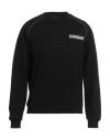 Napapijri Man Sweatshirt Black Size L Cotton, Polyester In Black
