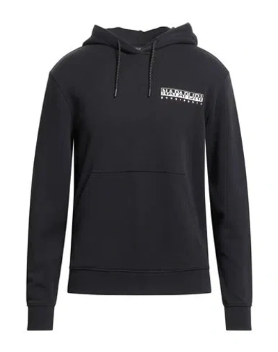 Napapijri Man Sweatshirt Black Size M Cotton