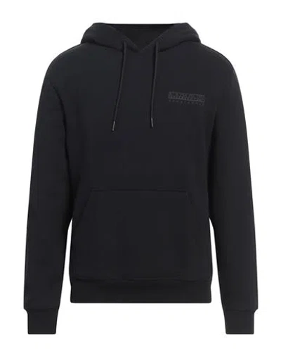 Napapijri Man Sweatshirt Black Size M Cotton, Polyester
