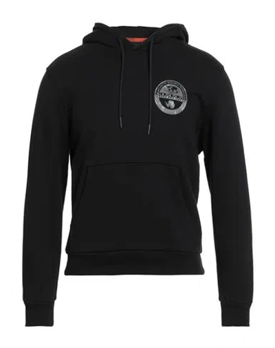 Napapijri Man Sweatshirt Black Size S Cotton