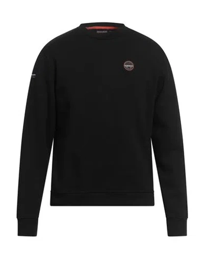 Napapijri Man Sweatshirt Black Size S Cotton, Polyester