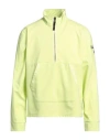 Napapijri Man Sweatshirt Lime Green Size L Polyester