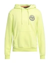 Napapijri Man Sweatshirt Lime Green Size M Cotton In Green