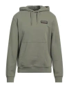 Napapijri Man Sweatshirt Military Green Size L Cotton In Green