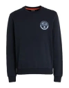 Napapijri Man Sweatshirt Navy Size M Cotton In Blue