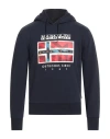 Napapijri Blue Cotton Men Sweater