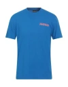 Napapijri Man T-shirt Blue Size L Cotton