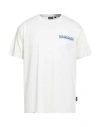 Napapijri Man T-shirt White Size L Cotton In White