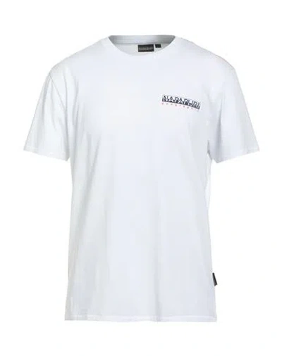 Napapijri Man T-shirt White Size M Cotton