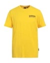 Napapijri Yellow Cotton T-shirt In Yellow