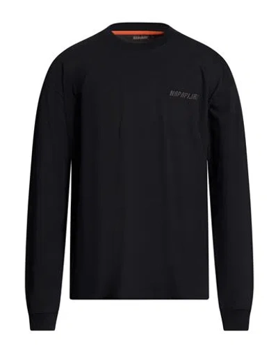 Napapijri Man T-shirt Black Size L Cotton