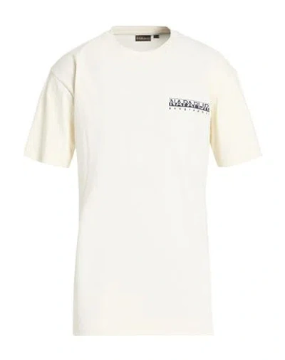 Napapijri Man T-shirt White Size L Cotton