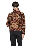 Napapijri Martine Rose T-emin Fleece Jacket In Brown