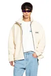 Napapijri Martine Rose T-emin Wool Fleece Jacket In White