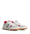 Napapijri Men's Sneakers  Np0a4hl3 Courtis01 K071 White/red In Gray