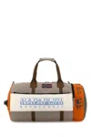 Napapijri Multicolor Canvas Travel Bag In Neutral
