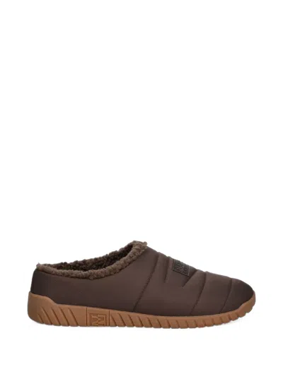 Napapijri Noreg Puffer Slippers In Brown