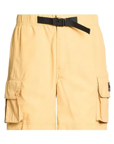 Napapijri Obey X  Man Shorts & Bermuda Shorts Marigold Size L Polyester In Yellow