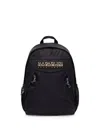 Napapijri Olina Logo-patch Zip-fastening Backpack In Blue