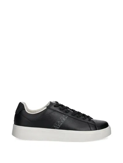 Napapijri Onix Lace-up Sneakers In Black