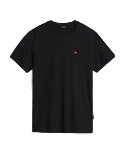 Napapijri Salis Ss Sum Stormy Weat G1y In Black