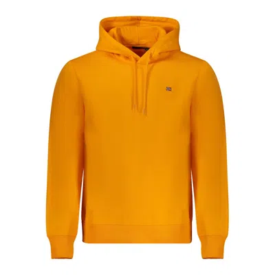 NAPAPIJRI NAPAPIJRI ORANGE COTTON MEN'S SWEATER