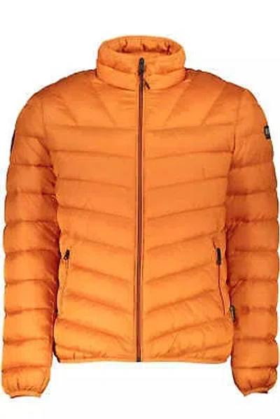 Pre-owned Napapijri Orange Polyamide Men Jacket