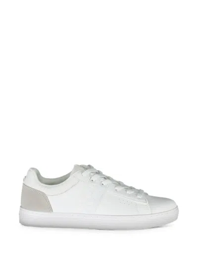 Napapijri Panelled Logo-print Sneakers In White