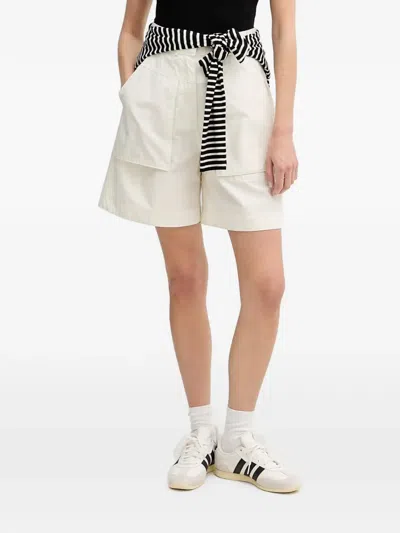 Napapijri Patch-pocket Shorts In Neutral