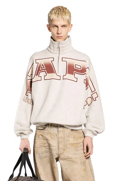 Napapijri Pdf French Terry Sweatshirt In Neutral