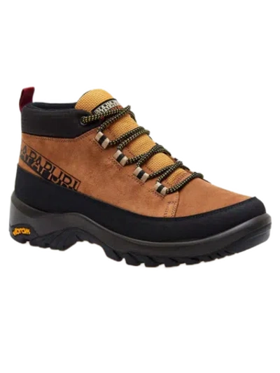 Pre-owned Napapijri Phlox Boots Booties Vibram Heavier Trekking Leg In Not Available