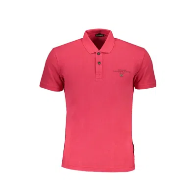 Napapijri Pink Cotton Polo Men's Shirt