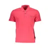 Napapijri Pink Cotton Polo Shirt In Pink