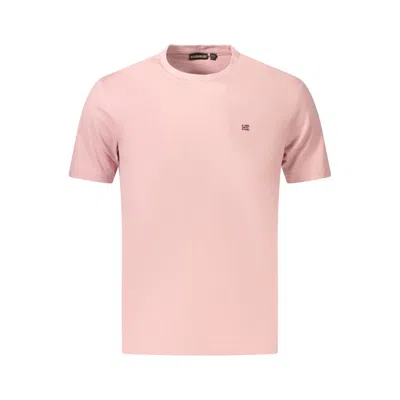 Napapijri Salis Sum Logo T Shirt Pink