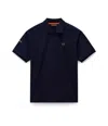 Napapijri Polo Man  E-badge Np0a4ida 176 Marine Blue In Blue