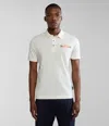 Napapijri Polo Man  E-smallwood Np0a4hpv N1a1 White Whisper In White