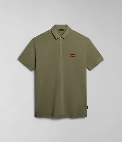 Napapijri Polo Man  Ebea 2 Np0a4hpy Gae Green Lichen
