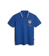Napapijri Polo Man  Gandy 4 - Np0a4h8r B5a1 Blue Mazarin In Blue