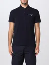 Napapijri Classic Black Embroidered Polo Shirt In Marine