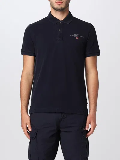 Napapijri Polo Shirt  Men In Marine