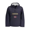 Napapijri Polyamide Jackets & Men's Coat In Blue
